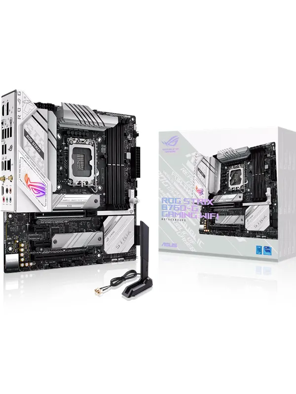 ASUS ROG STRIX B760-G GAMING WIFI (V2) Moderkort - Intel B760 - Intel LGA1700 - DDR5 RAM - Micro-ATX