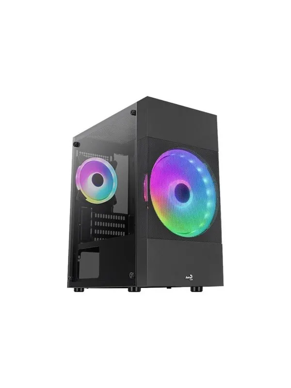 AeroCool Atomic Lite - MT - micro ATX - Chassi - Tower - Svart