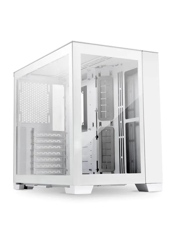 Lian Li O11 Dynamic Mini - Snow Edition - Chassi - Miditower - Vit