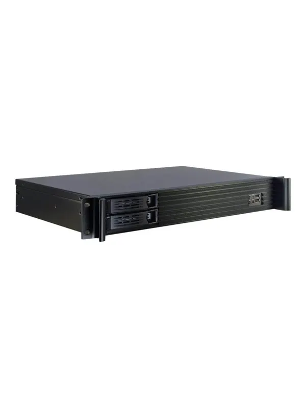 Inter-Tech 1.5U-1528L - Chassi - Server (Rack) - Svart