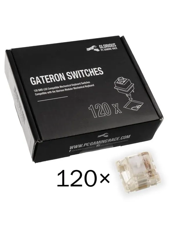 Glorious Gateron Clear Switches (120 pcs) - Key Switches