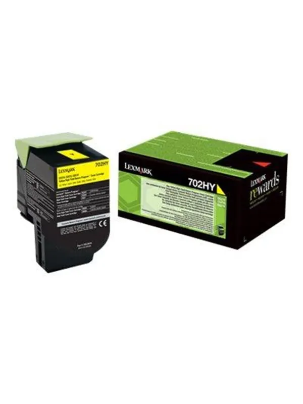 Lexmark 702HY / 70C2HY0 Yellow Return Program Toner
