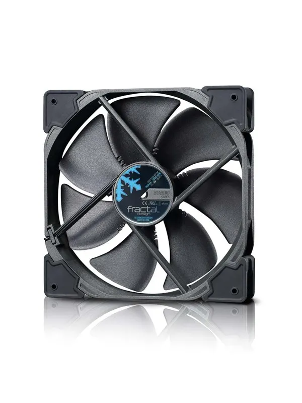 Fractal Design Venturi Series lådfläkt - Chassi fläkt - 140mm - Svart - 30 dBA