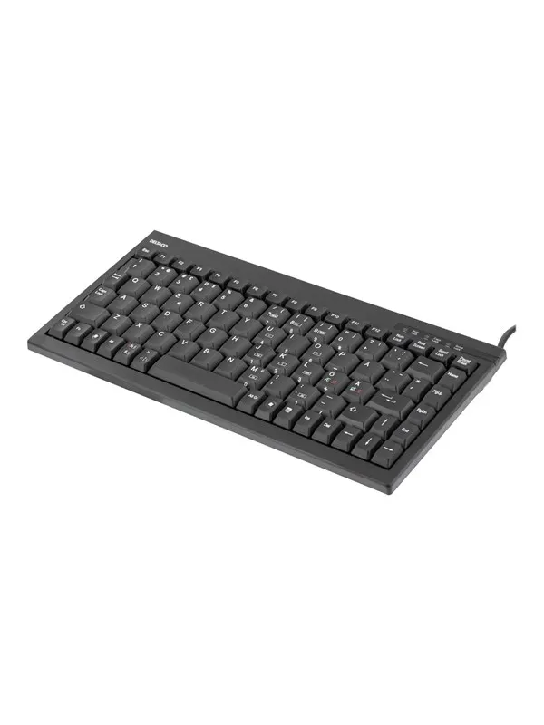 Deltaco SVENSKA Mini Keyboard USB svart - Tangentbord - Svenska - Svart