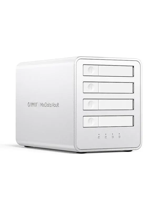 ORICO 8848RC3 DAS Series 4-bay 2.5" HDD/SSD/M.2 SATA/mSATA Disk Array - White - NAS Server