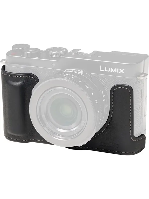 SmallRig 5698 Leather Half Case for Panasonic LUMIX L10 Black