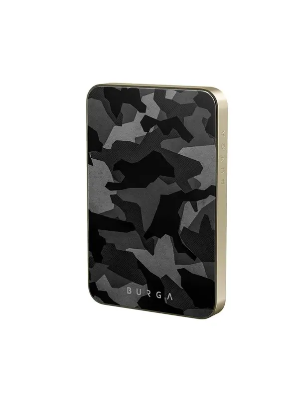 Burga Night Black Camo - MagSafe Power Bank 5000 mAh Gold - 5000 mAh