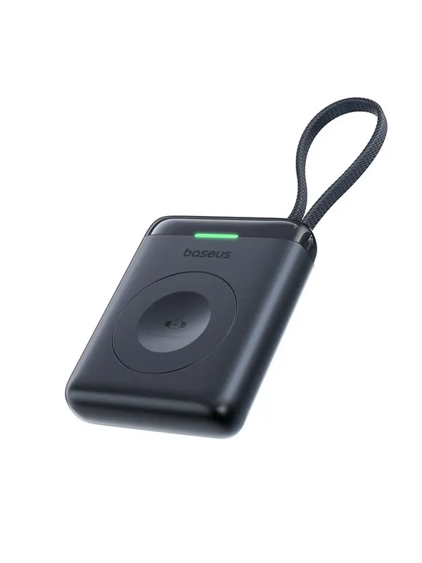 Baseus EnerFill FW11 5W Power Bank for Apple Watch with Built-in Cable - Black