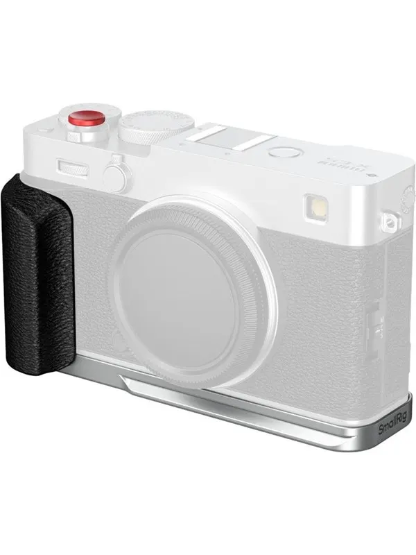 SmallRig 5447 L-Shaped Mount Plate with Silicone Handle for FUJIFILM X-E5 Silver