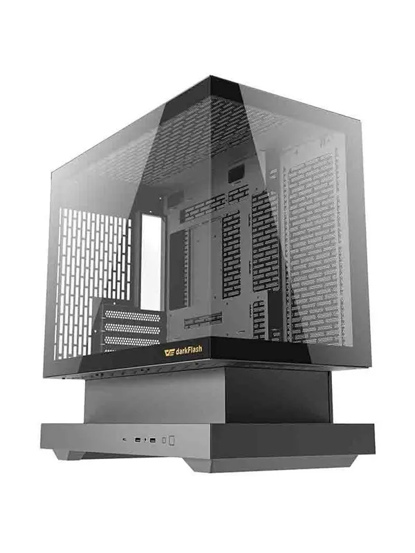 Darkflash F1 Computer Case with 6 ARGB Fans - Chassi - Svart