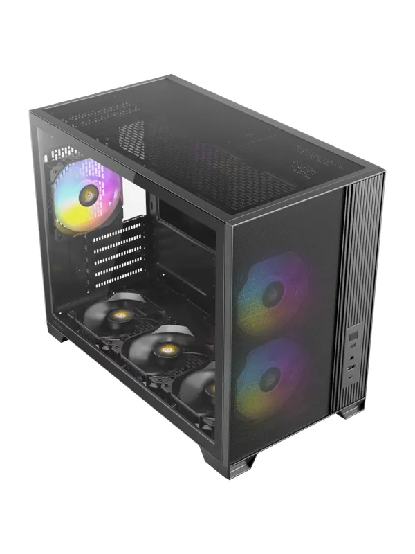 Antec FLUX M - Chassi - Minitower - Svart