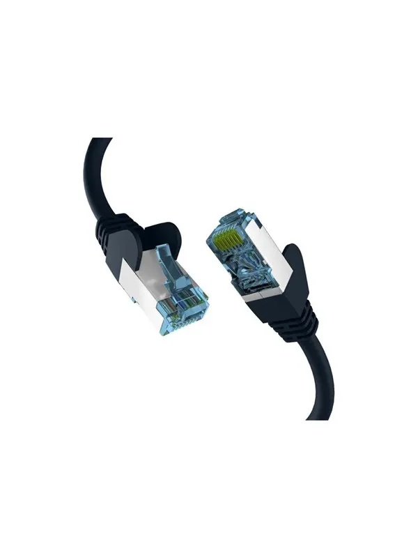 M-CAB EFB-Elektronik patch cable - 15 cm - black - Svart - 0.1m
