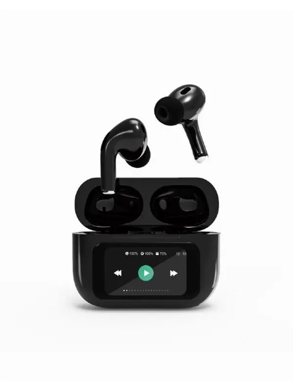 Gembird BT TWS in-ears with LCD display and ANC - Svart