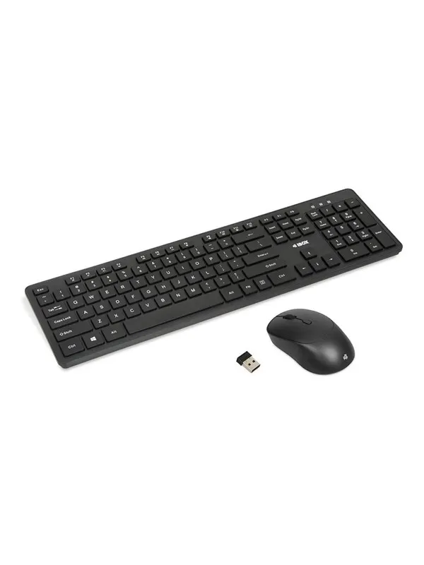 iBOX Workstation Pro Kit - Tastatur &amp; Mus set - Engelska (US) - Svart