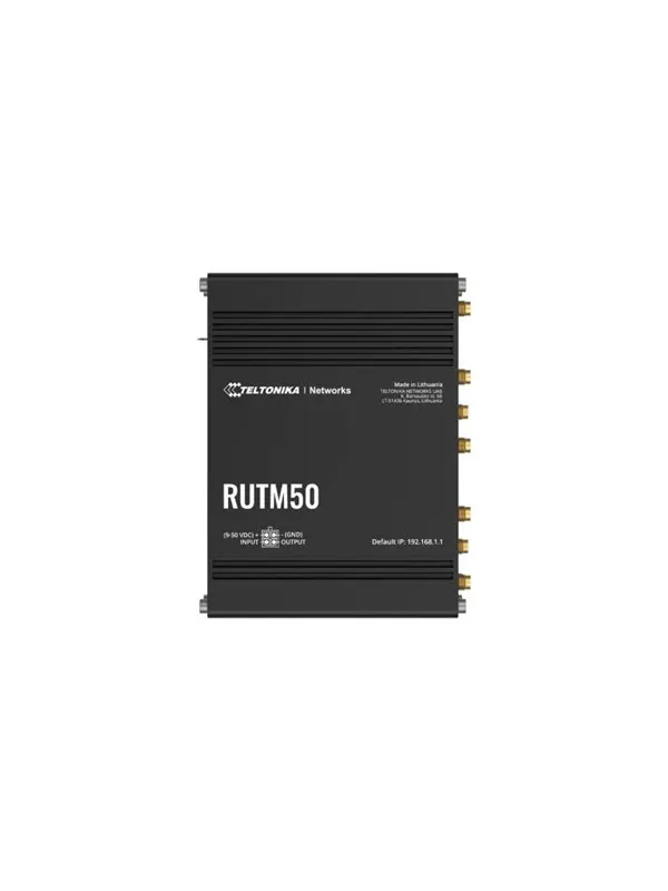 Teltonika RUTM50 Cellular 5G Router North America (RUTM50000000 / Standard package with US PSU) - Wireless router 802.11a/b/g/n/Wi-Fi 5 Wave 2