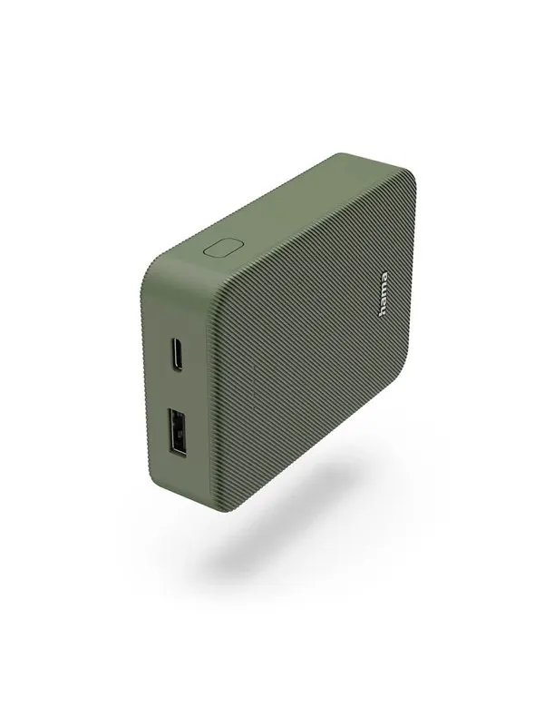 Hama Powerbank Colour 10 10000mAh USB-C+USB-A Green - 10000 mAh