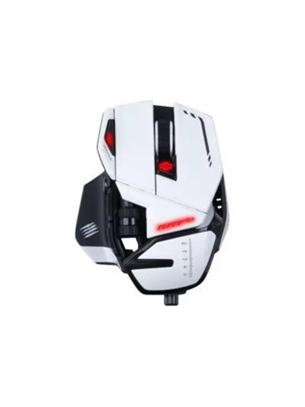 Mad Catz R.A.T.6+ - mouse - USB - white - Mouse - Optic - 11 knappar - Vit