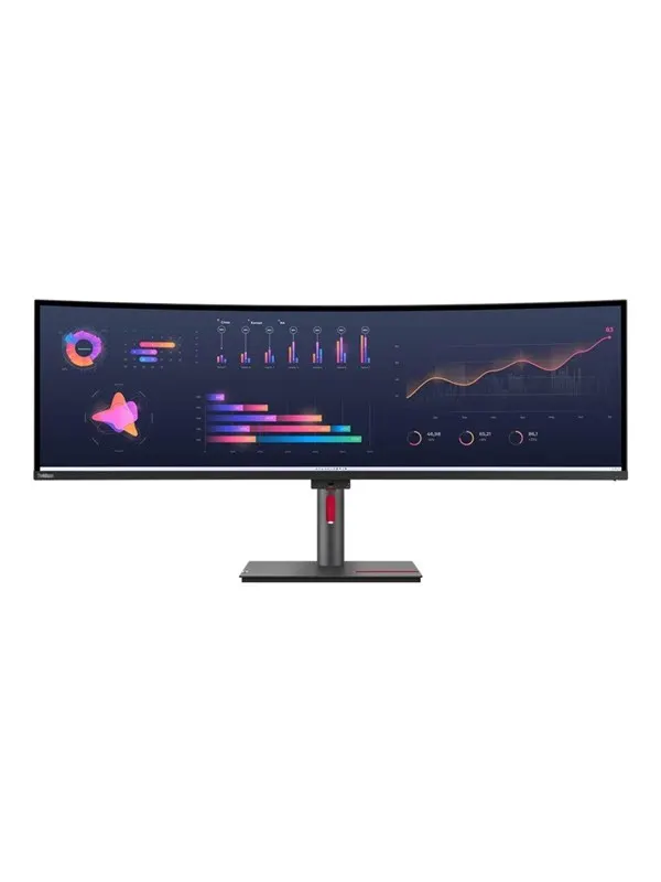 49" Lenovo ThinkVision P49w-30 - 5120x1440 - 60Hz - IPS - 100W USB-C - KVM switch