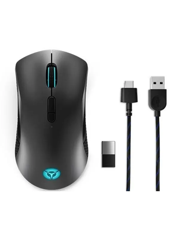 Lenovo Legion M600 Wireless Gaming Mouse - Mouse - Optic - 8 knappar - Grå