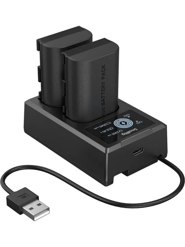 SmallRig 5409 Camera Battery and Charger Kit for Canon LP-E6P