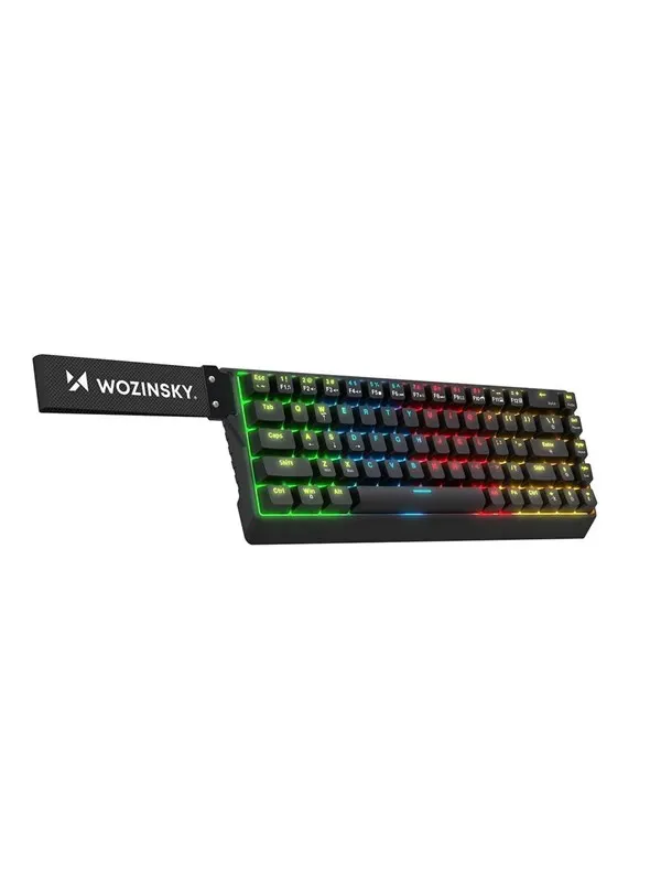 Wozinsky WKGP-1165 Mechanical RGB Backlit Gaming Keyboard - Black (US International ISO) - US International - Svart