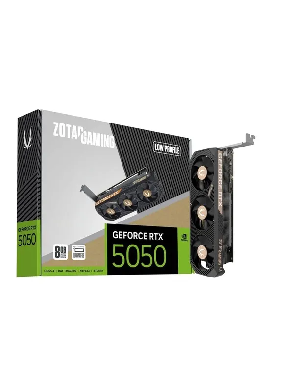 ZOTAC GeForce RTX 5050 Low Profile - 8GB GDDR6 RAM - Grafikkort
