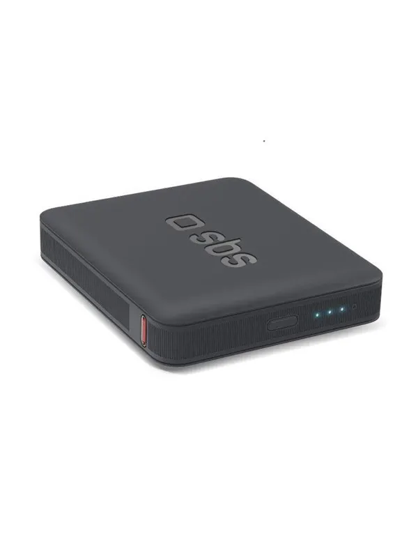 SBS Powerbank med hög densitet på 5000 mAh - Svart