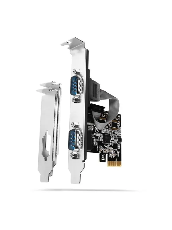 AXAGON 2 seriella portar DB9 PCI-Express-kort