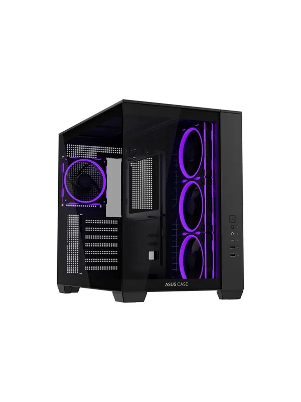 ASUS A32 PLUS - Chassi - Tower - Svart