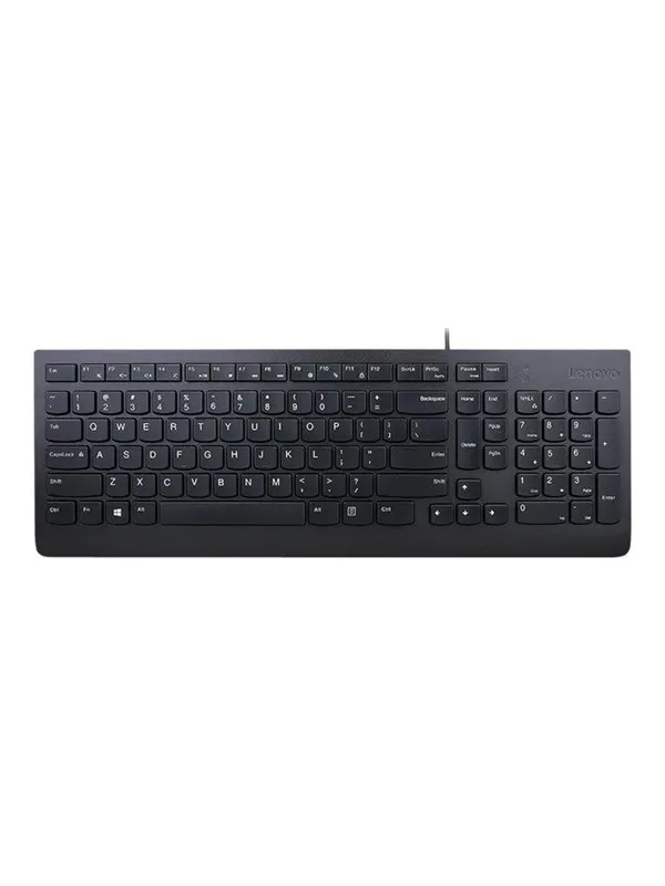 Lenovo Essential - keyboard - QWERTY - Norwegian - black Input Device - Tangentbord - Norsk - Svart