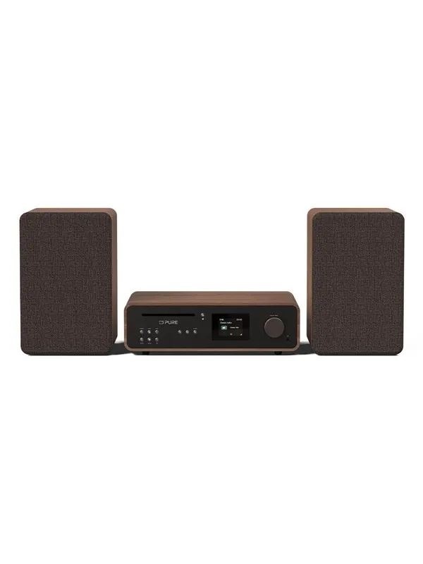 PURE Classic Stereo - Black/Walnut