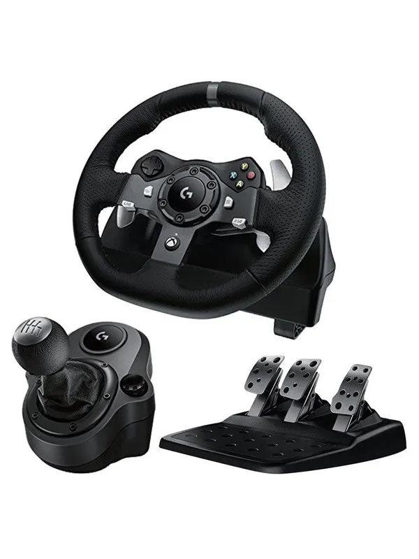 Logitech G920 Driving Force + Driving Force Shifter Bundle - Wireless Wheel, gamepad and pedals set - Microsoft Xbox One