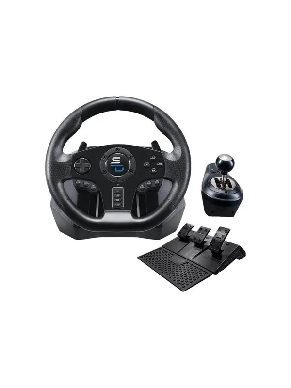 Subsonic Superdrive GS 850-X Steering Wheel - Wired Steering wheel &amp; Pedal set - Sony PlayStation 4