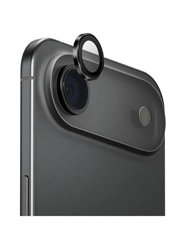 UNIQ Optix Aluminum Camera Lens Protector Glass for iPhone 17 Air with Applicator - Black