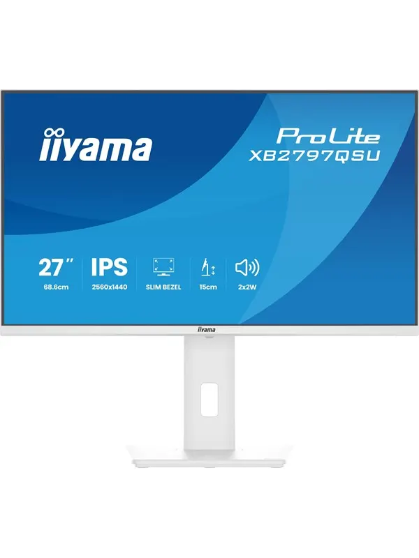 27" iiyama ProLite XB2797QSU - 2560x1440 (QHD) - 75Hz - IPS - 4.5W USB-C
