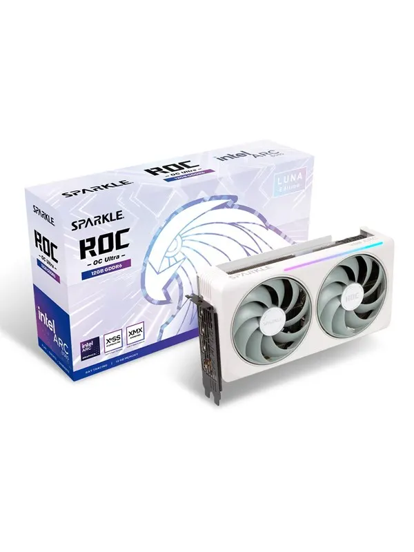 Sparkle Arc B580 ROC Luna OC Ultra - 12GB GDDR6 RAM - Grafikkort