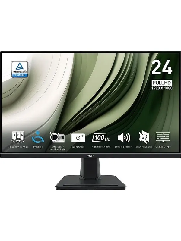24" MSI PRO MP245G - 1920x1080 - 100Hz - IPS