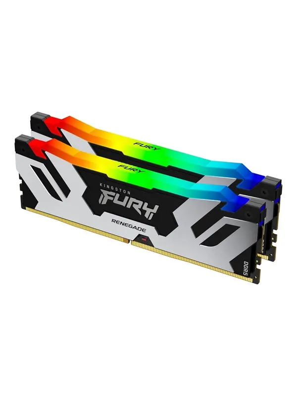 Kingston FURY Renegade RGB DDR5-6400 - 96GB - CL32 - Dual Channel (2 pcs) - Intel XMP - Svart med RGB
