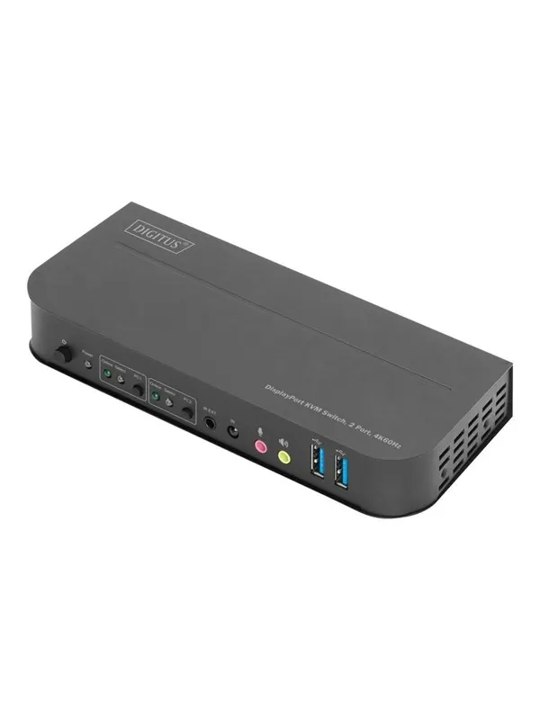 DIGITUS DS-12850 - KVM / audio / USB switch - 2 ports