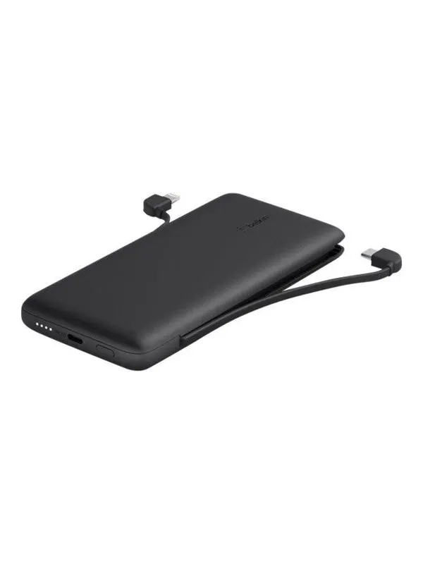 Belkin 10K PD Power Bank with Integrated Cables - 10000 mAh