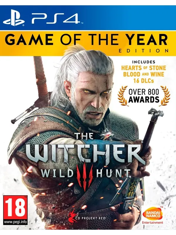 The Witcher III: Wild Hunt - Game of The Year Edition - Sony PlayStation 4 - RPG