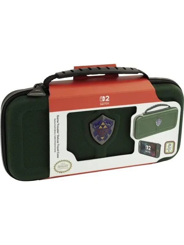 NACON Nintendo Switch 2 Travel Case - Zelda Green - Bag - Nintendo Switch