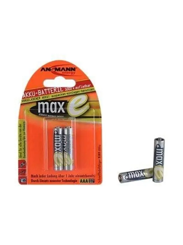 ANSMANN maxE batteri - AAA - NiMH x 2 - 800 mAh