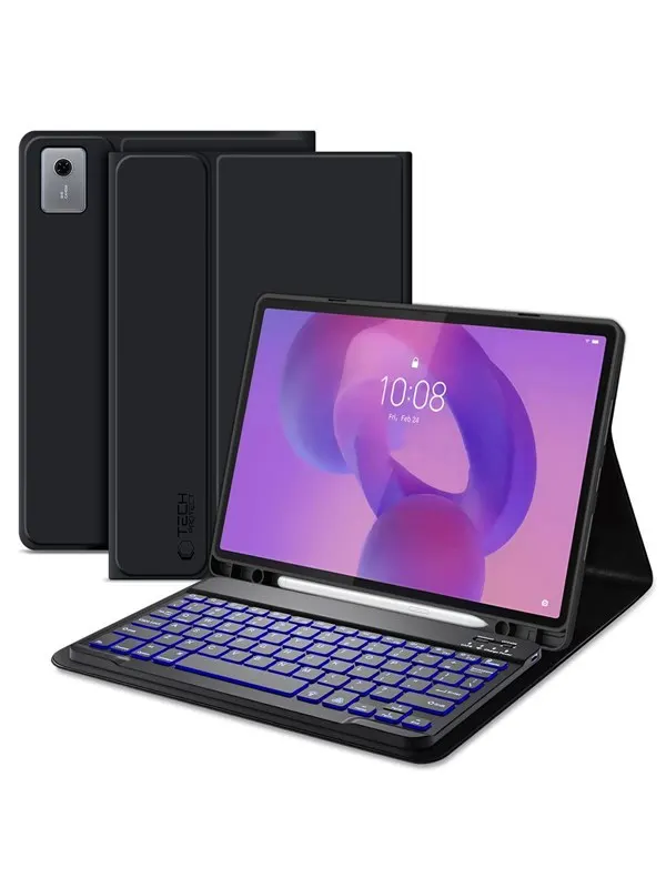 Tech-Protect SC Pen Case for Lenovo Idea Tab Plus 12.1 TB-361 - Black (US International)