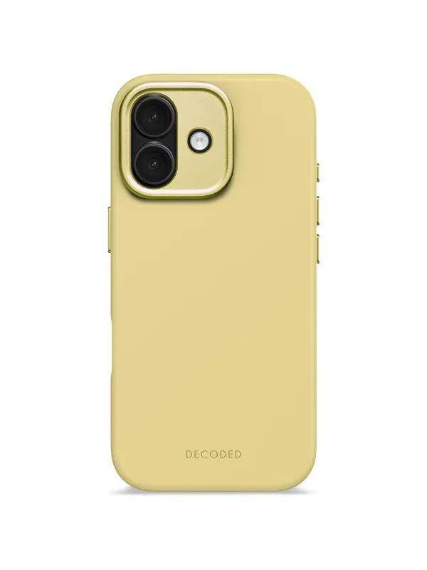 Decoded AntiMicrobial Silicone Backcover for iPhone 17 - Yuma Yellow