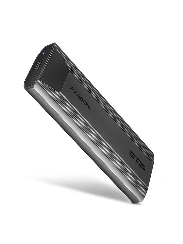AXAGON SuperSpeed USB-C NVMe M.2 tunn skruvlös box