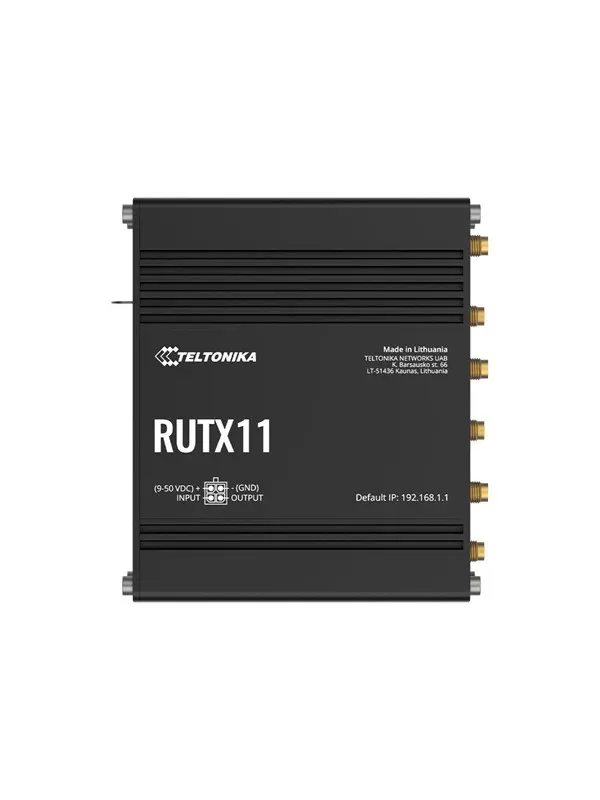 Teltonika RUTX11 Industrial Cellular Router (RUTX11240000 / Standard package with EU PSU) - Wireless router Bluetooth 4.0 LE