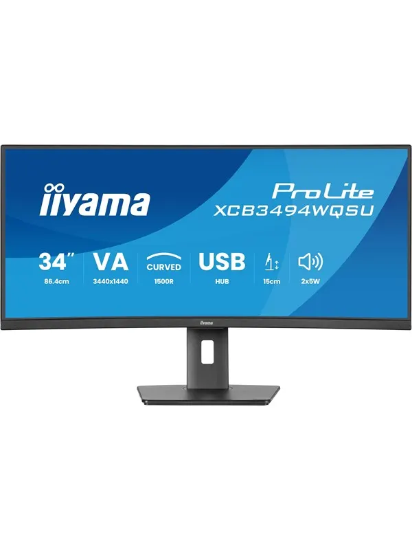 34" iiyama XCB3494WQSU-B1 - 3440x1440 (UWQHD) - 120Hz - VA