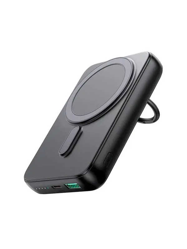 Joyroom Wireless powerbank 10000mAh JR-W050 20W MagSafe with ring and stand - black - 10000 mAh