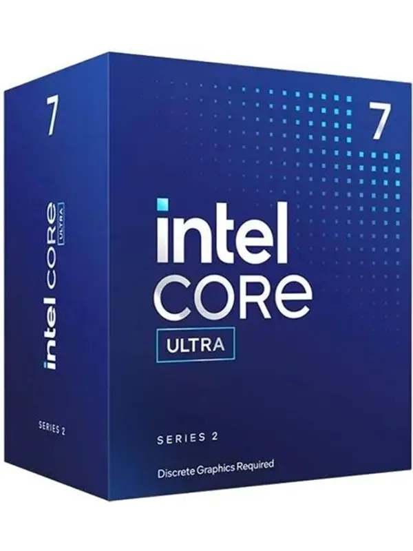 Intel Core Ultra 7 265F Arrow Lake-S CPU - 20 kärnor - 2.4 GHz - Intel LGA1851 - Intel Boxed (med kylare)